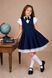 Класичний шкільний сарафан для дівчинки з V-подібним вирізом і пишною спідницею | 122&ndash;146 968 фото 1