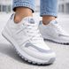 Женские кроссовки "Basic White" 228-542 фото 1