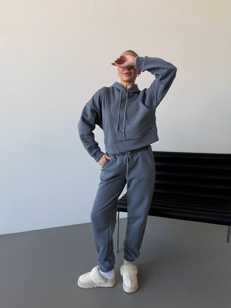 Женский спортивный костюм &laquo;Street&raquo; с худи и джоггерами 002 фото