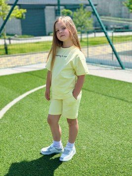 Дитячий літній костюм (unisex) футболка та велосипедки Keep It Cool 022 фото